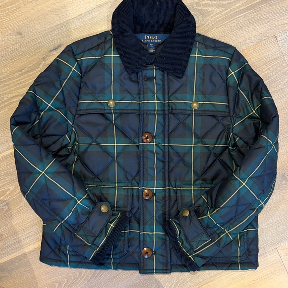 Polo Ralph Lauren Other - Polo by Ralph Lauren Kids Plaid Puffer Jacket - Black and Green